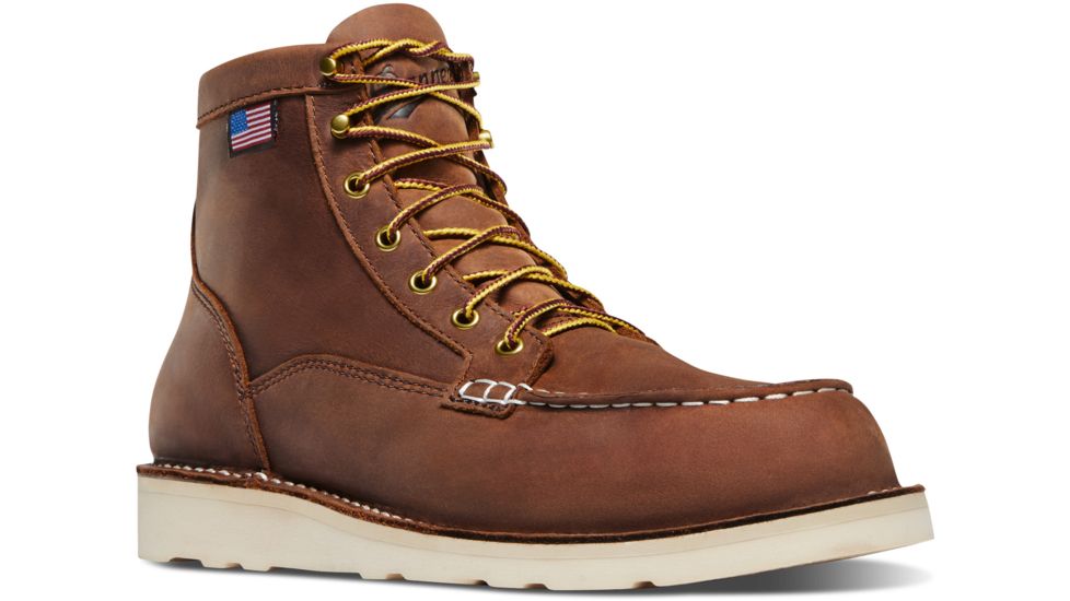 Danner Bull Run Moc Toe 6in Work Boot - Mens, Tobacco, 11 US, Medium, 15573-11D