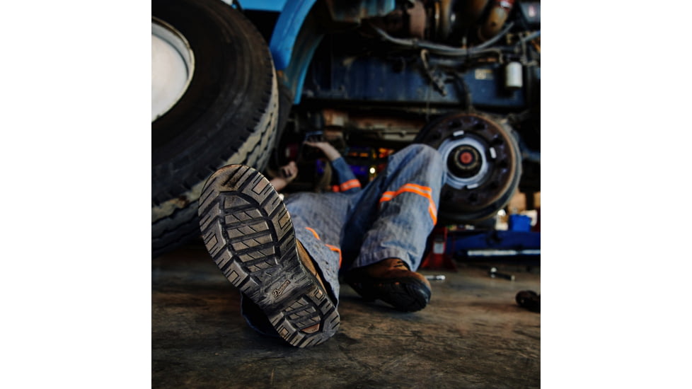 Danner Caliper 6in Aluminum Toe Work Shoes - Mens, Brown, 8.5 US, D, 19453-8.5D