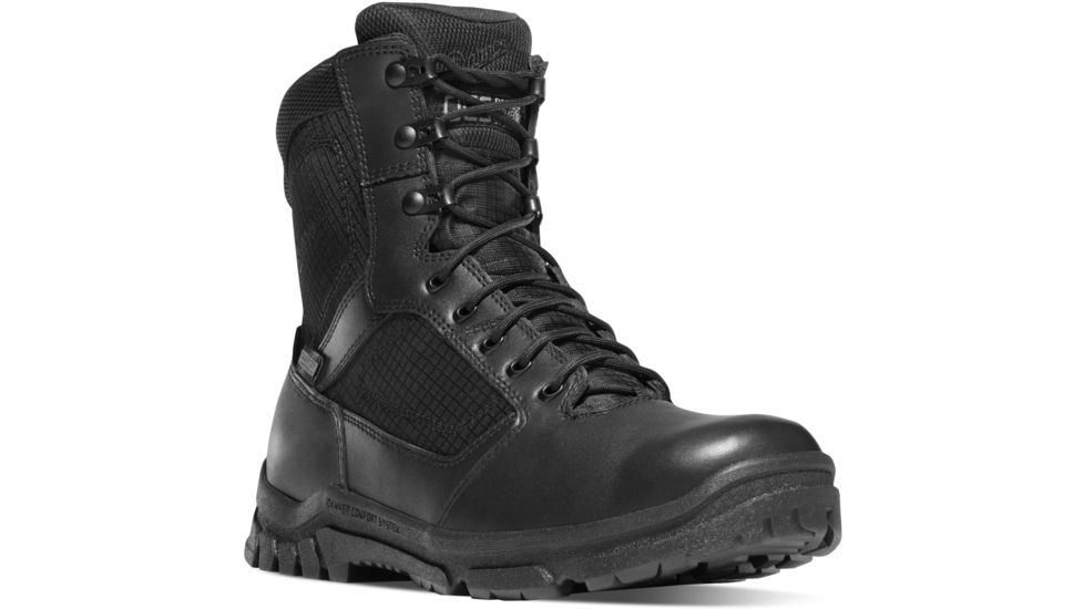 Danner Lookout Side-Zip 8in Boots, Black, 11.5EE, 23824-11-5EE