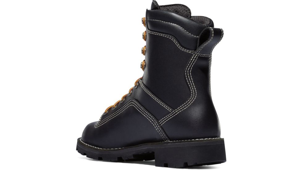 Danner Quarry USA 8in Alloy Toe Boots, Black, 13EE, 17311-13EE