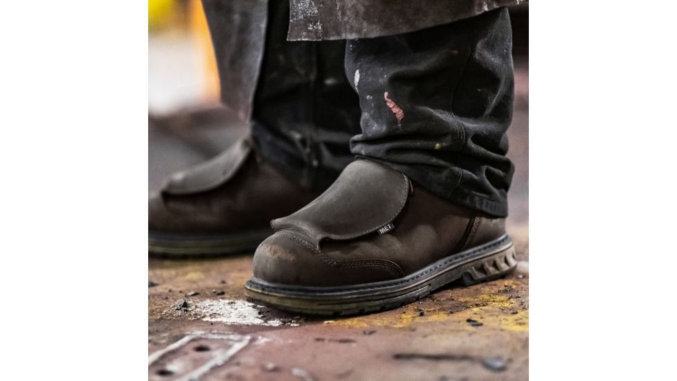 Danner Steel Yard 6in Hot Steel Toe/Met Guard Work Boot - Mens, Brown, 14 US, Medium, 12532-14D