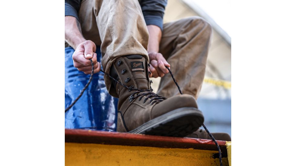 Danner Steel Yard 8in Steel Toe Work Boot - Mens, Brown, 11.5 US, Medium, 12534-11.5D