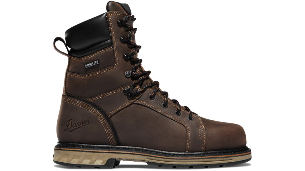 Danner Steel Yard 8in Steel Toe Work Boot - Mens, Brown, 11.5 US, Medium, 12534-11.5D