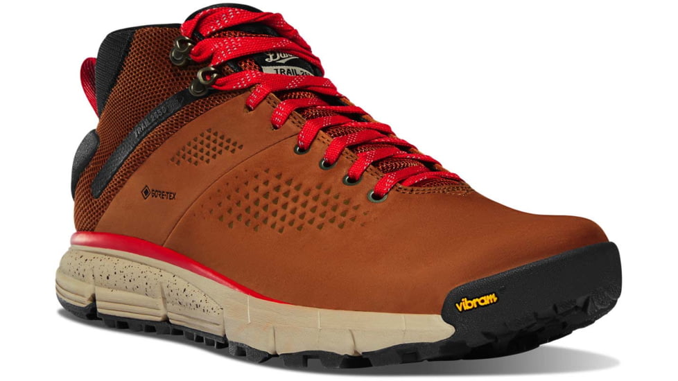 Danner Trail 2650 Mid 4 in Hiking Boots - Mens, Wide, Brown/Red, 9, 61249-9D