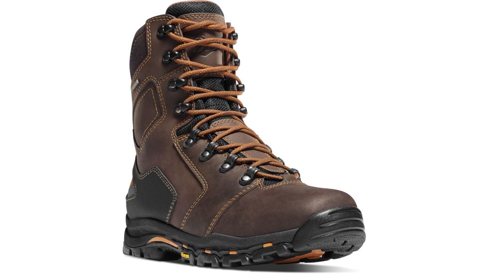 Danner Vicious 8in Non-Metallic Toe Boots, Brown, 14D, 13868-14D