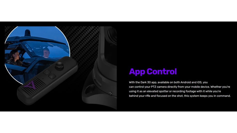 Dark 30 Defiance LS 384 PTZ Thermal Imaging Camera, 30mm, 60 Hz, 640x480 Pixels, Black, DT27001