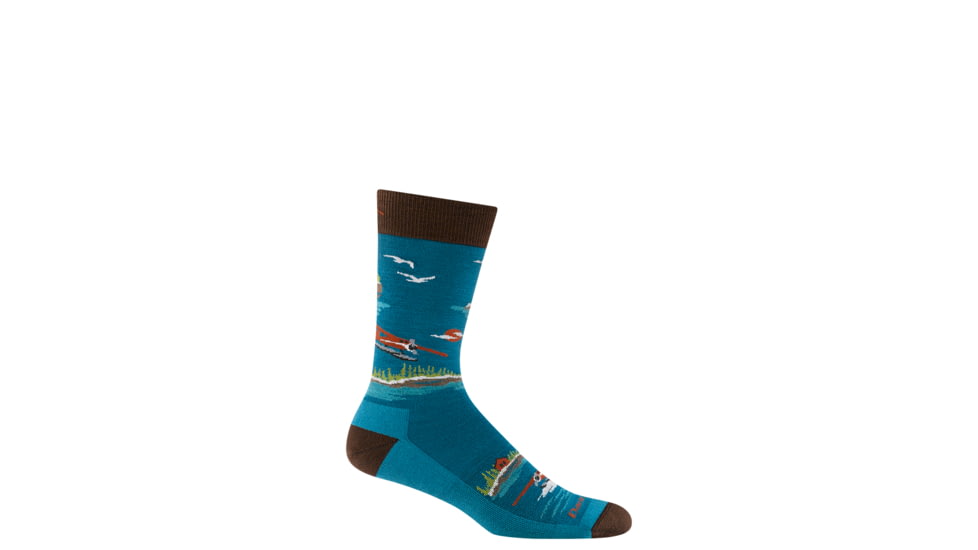 Darn Tough Float Boat Crew Lightweight Socks - Mens, Cascade, X-Large, 6120-CASCADE-XL-DARN