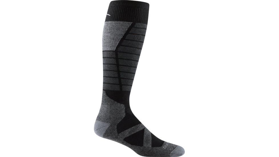 Darn Tough Function X OTC Midweight w/ Cushion/ Padded Shin Socks - Mens, Black, Medium, 8044-BLACK-M-DARN