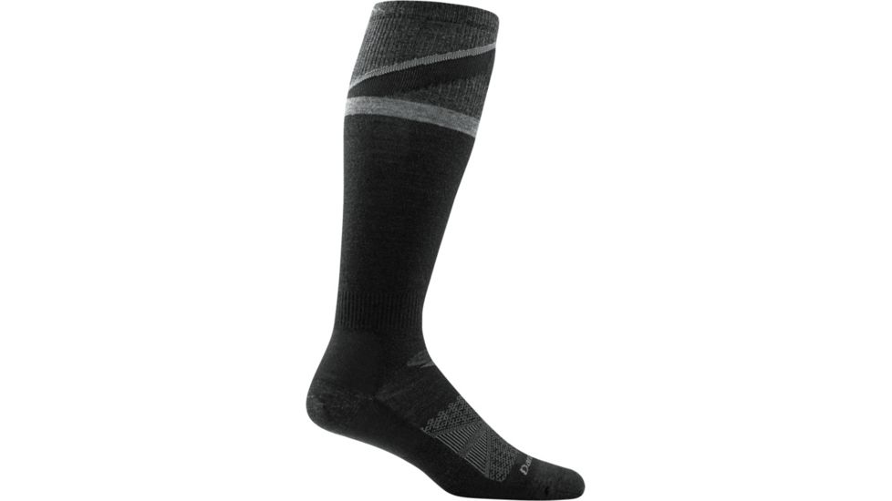 Darn Tough Mountain Top Over-the-Calf Cushion Sock - Mens, Black, Medium, 1873-BLACK-M-DARN