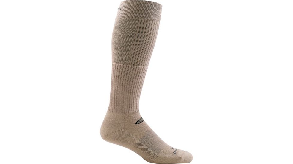 Darn Tough Tactical Over-the-Calf Boot Light Cushion Sock - Unisex, Desert Tan, Small, T3006-DESERT-TAN-S-DARN