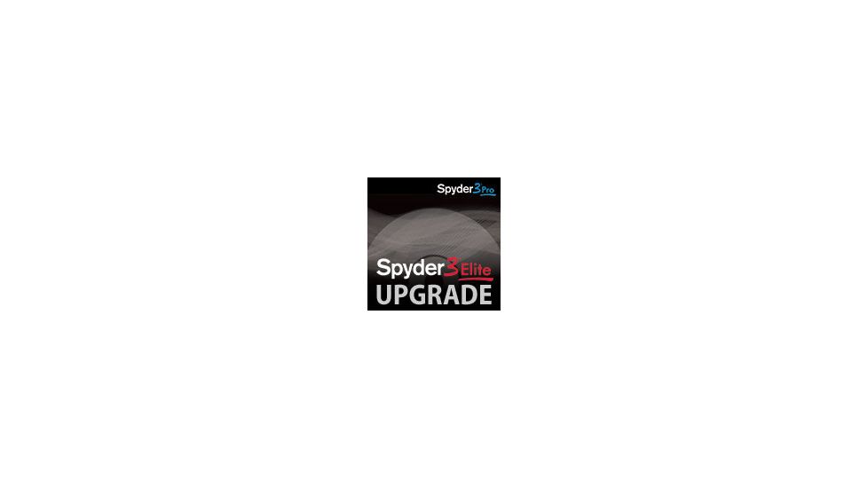 Datacolor Spyder3Pro to Spyder3Elite Upgrade