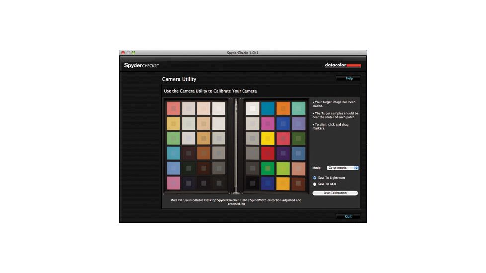 Datacolor SpyderCheckr Screen Shot DCSCK100