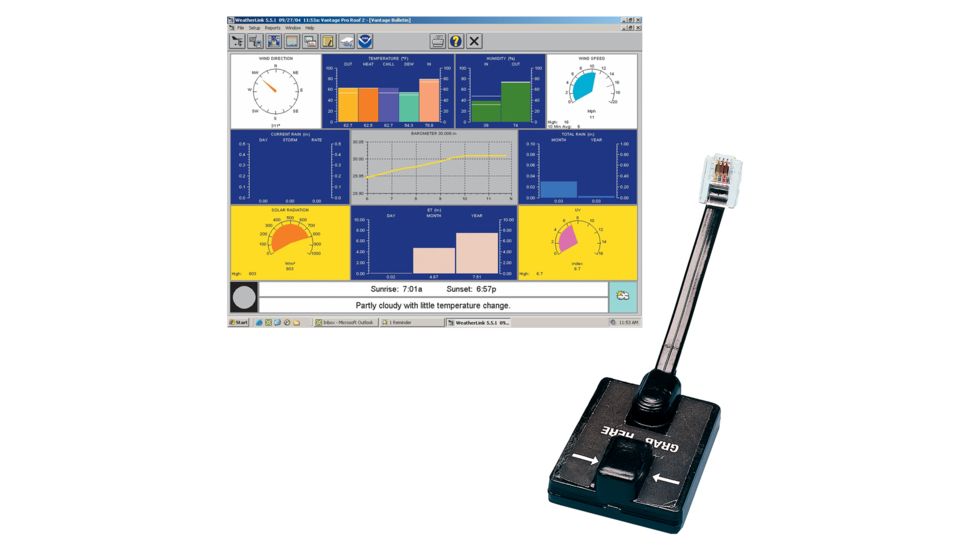 Davis Instruments WeatherLink Windows - Serial Port f/Vantage Vue &amp; Pro2 Series 52181