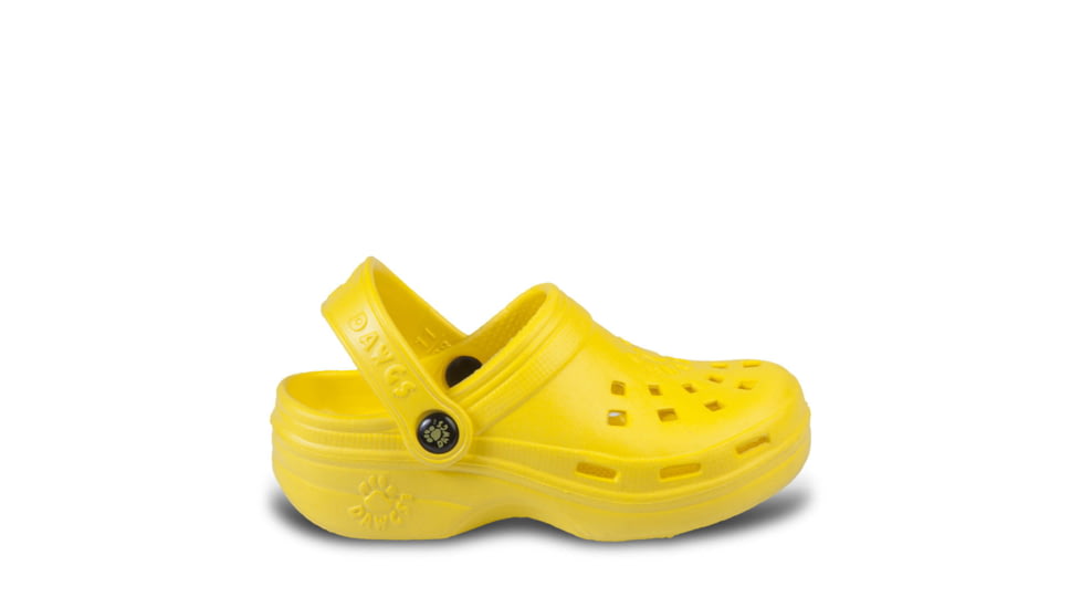 Dawgs Beach Clogs - Kids, Yellow, 2 US, BCLG.U.K.Yw.0002