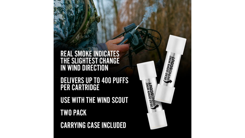Dead Down Wind 203518 WindScout Cartridge Refill Wind Scout Smoke