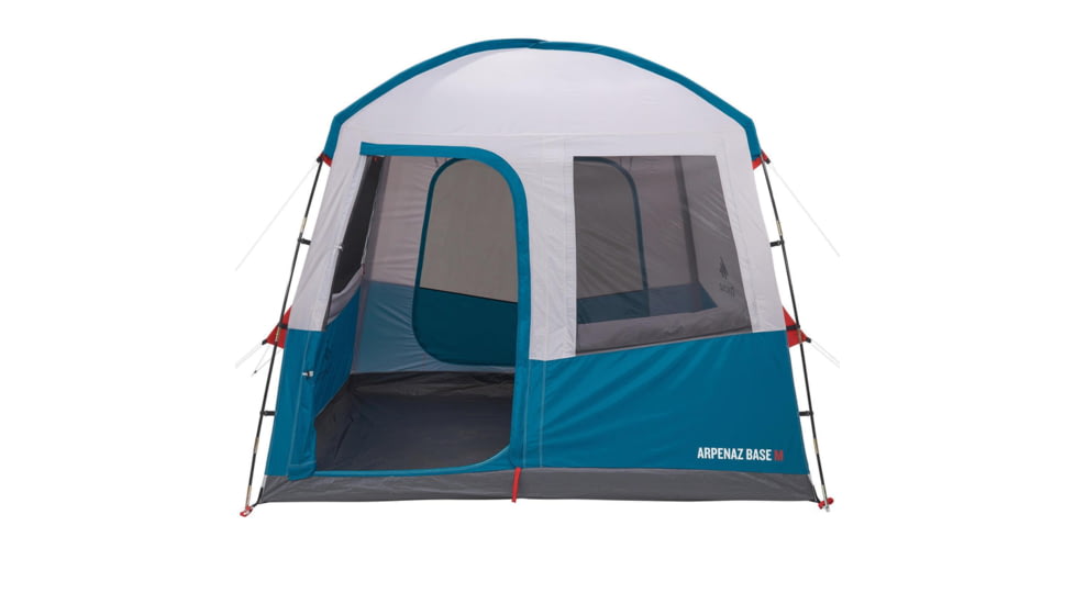 Decathlon Quechua Arpenaz Pole-Supported Waterproof Living Area Shelter Base, Blue, 6 Person, 4006568