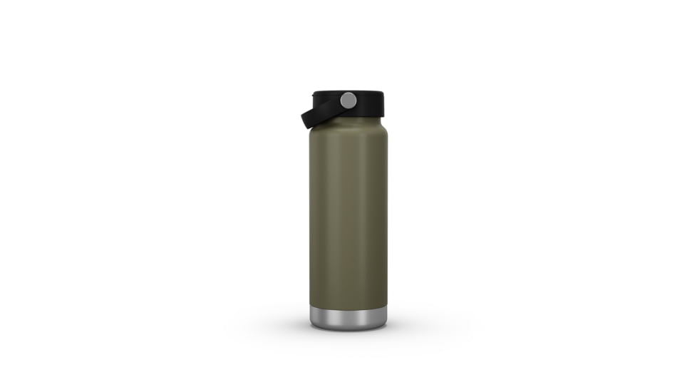Decathlon Quechua Double Wall Insulated Wide Mouth Stainless Steel Water Bottle, Green, 25oz, 4266688