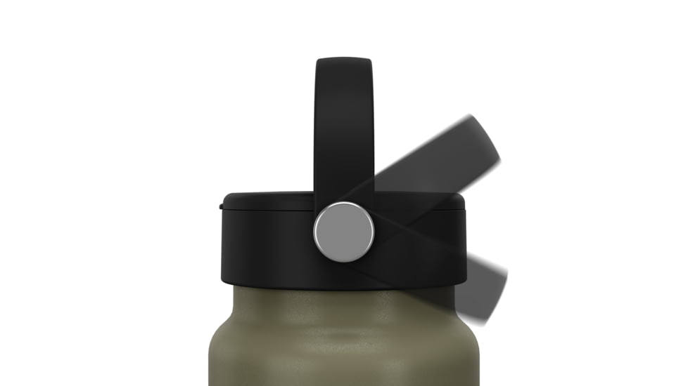 Decathlon Quechua Double Wall Insulated Wide Mouth Stainless Steel Water Bottle, Green, 25oz, 4266688