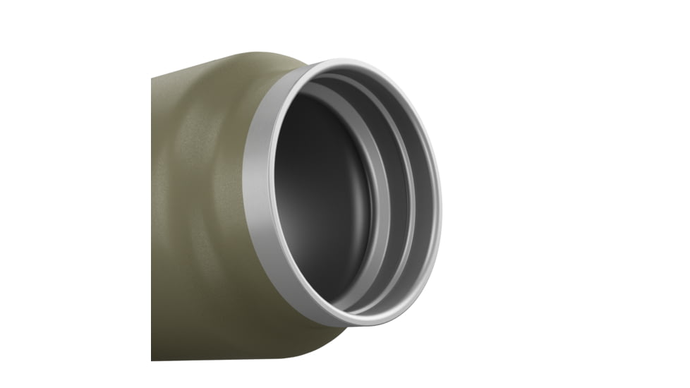 Decathlon Quechua Double Wall Insulated Wide Mouth Stainless Steel Water Bottle, Green, 25oz, 4266688