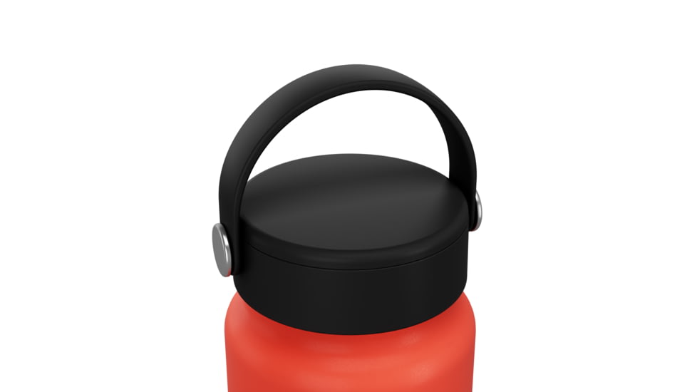 Decathlon Quechua Double Wall Insulated Wide Mouth Stainless Steel Water Bottle, Red, 25oz, 4271089