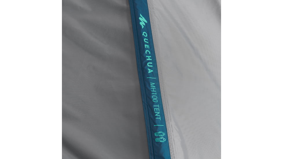 Decathlon Quechua MH100 Waterproof Camping Tent, Grey, 2 Person, 4006573