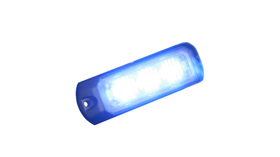 Decatur Electronics 3 LED Surface Mount Flasher, Blue P792-39B