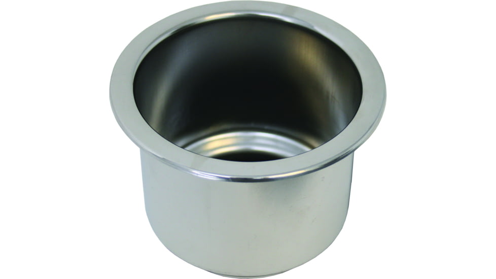 Deep Blue Recessed Stainless Steel Drink Holder
