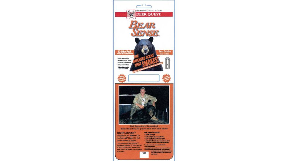Deer Quest Bear Sense Combo, w/Bucket 12 pk. 27