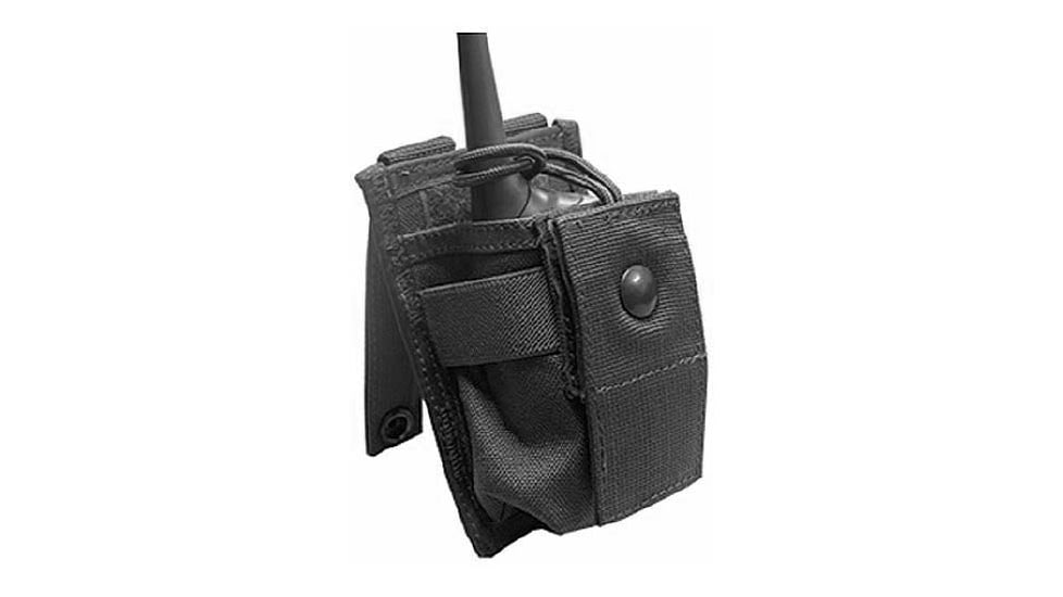 Defcon 5 Small Radio Pouch, Black, NSN 8415152061100, D5-RP01 B