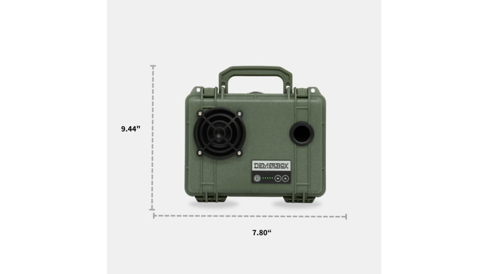 Demerbox DB1 Speakers, Pesaro Green, DB1-1150-ODG