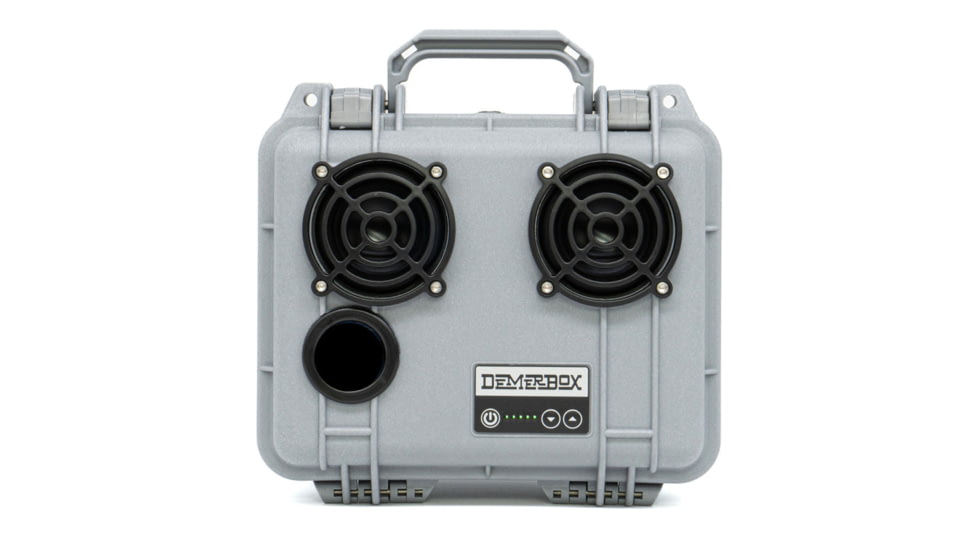 Demerbox DB2 Speakers, Jetport Silver, DB2-1300-SLV