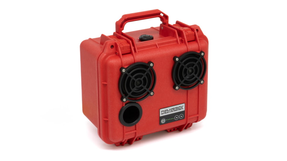 Demerbox DB2 Speakers, Marooga Red, DB2-1300-RED