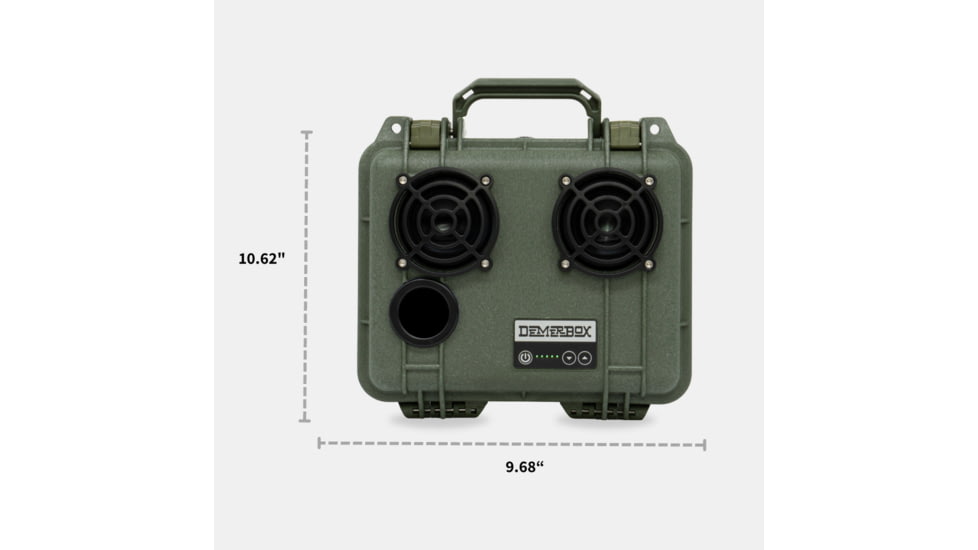 Demerbox DB2 Speakers, Pesaro Green, DB2-1300-ODG