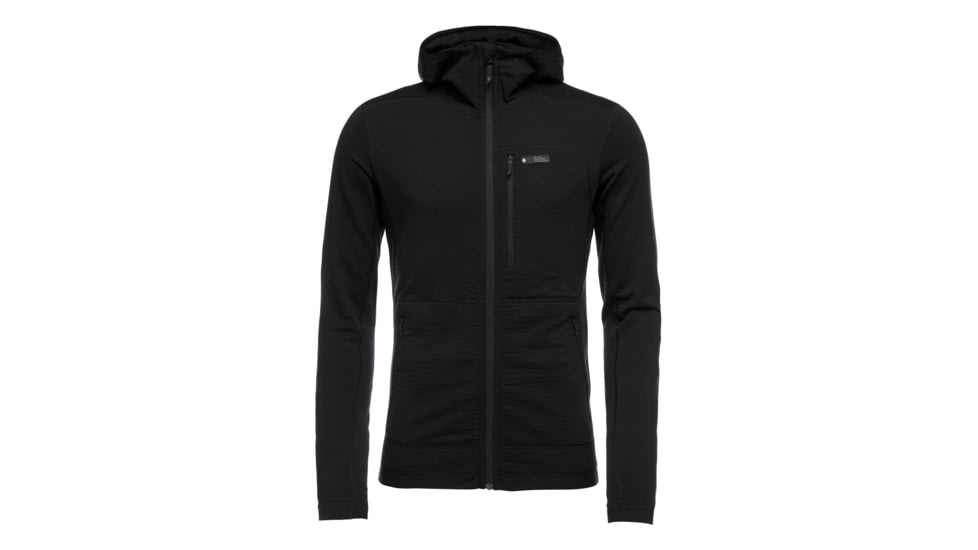 Demo, Black Diamond Solution Merino Hoodie - Mens, Black, Medium, AP7522600002MED1