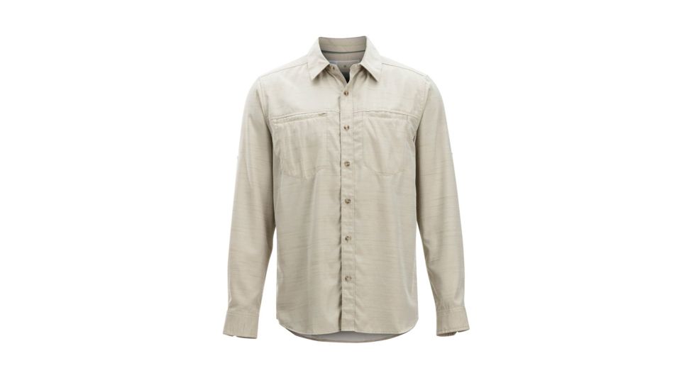 Demo, ExOfficio BugsAway San Gil Long Sleeve, Lt Khaki, M, 11013256-8020-M