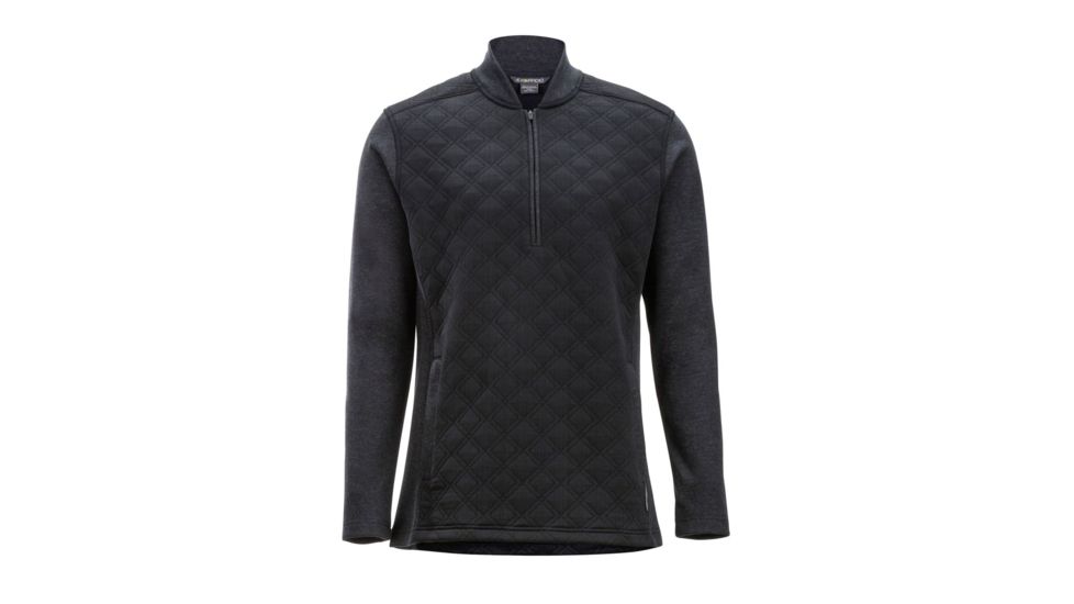 DEMO, ExOfficio Harwood 1/4 Zip Long Sleeve - Mens, Medium, Black, 1011-3182-Black-M