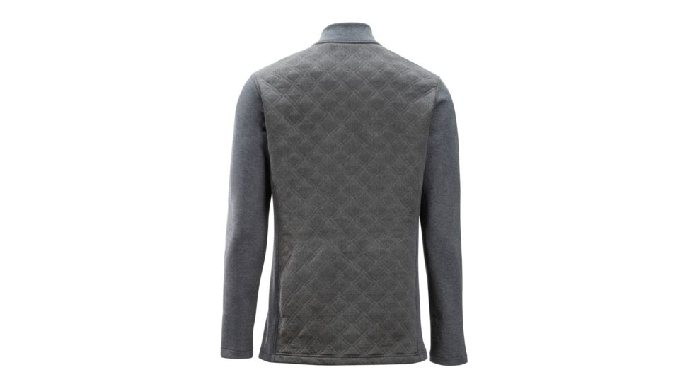 DEMO, ExOfficio Harwood 1/4 Zip Long Sleeve - Mens, Medium, Grey Heather, 1011-3182-Grey Heather-M