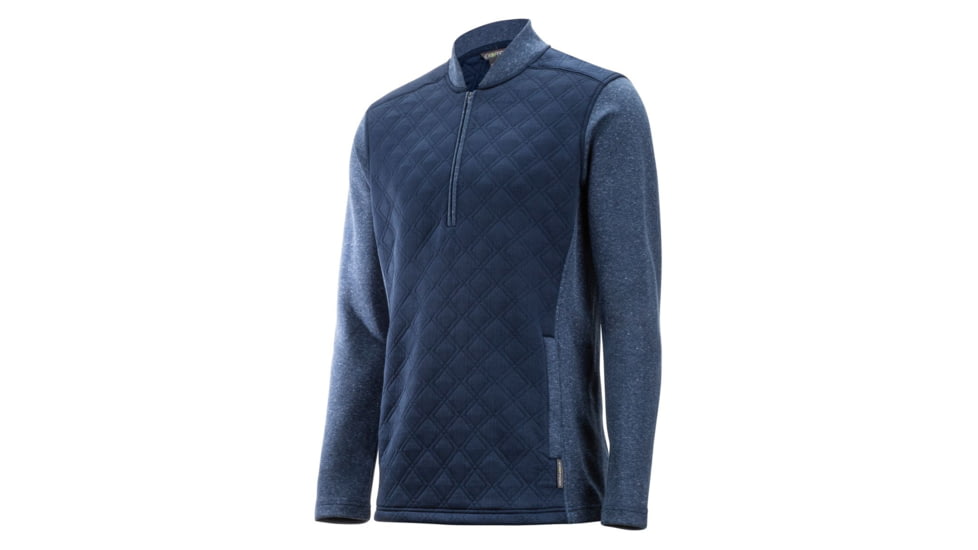 DEMO, ExOfficio Harwood 1/4 Zip Long Sleeve - Mens, Medium, Navy, 1011-3182-Navy-M