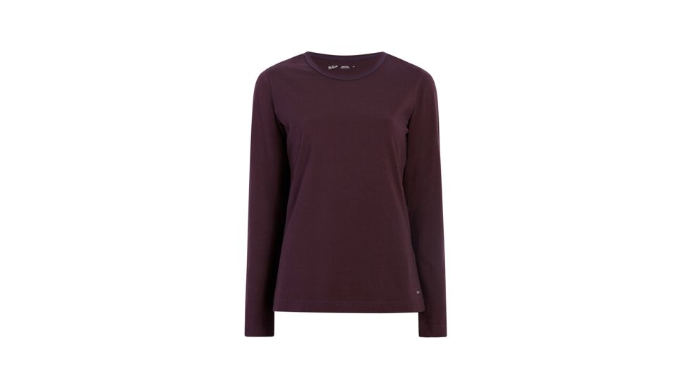 Demo,Woolrich Womens Laureldale Long Sleeve Shirt, Aubergine, M, 7003-AUB-DEMO