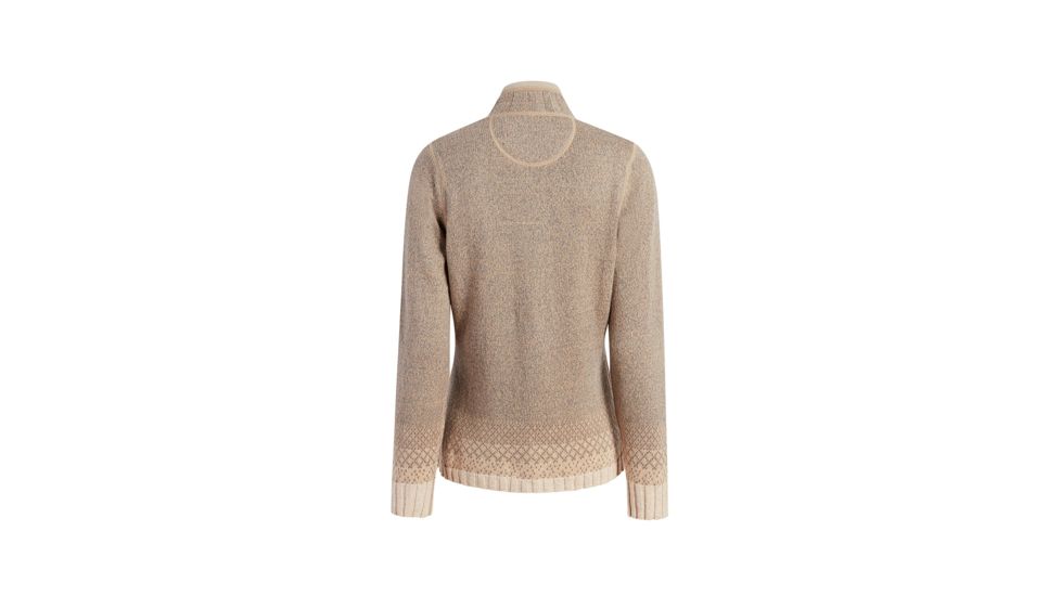 Demo,Woolrich Womens Tanglewood 1/2 Zip Sweater II, Coyote Tan, M, 13767-CYA-DEMO