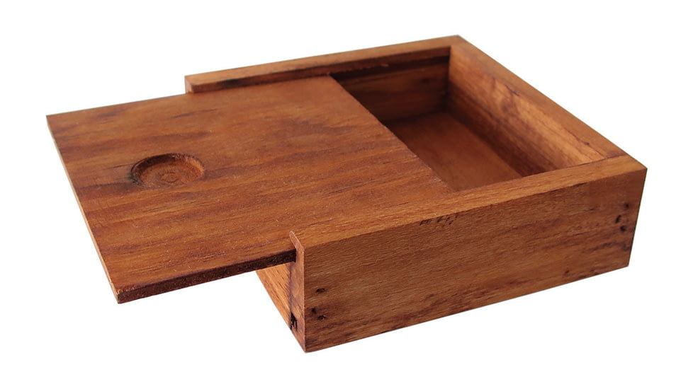 Denix Wooden Display Box for Badges, 3.63 x 3.63 x 1.25, DX850