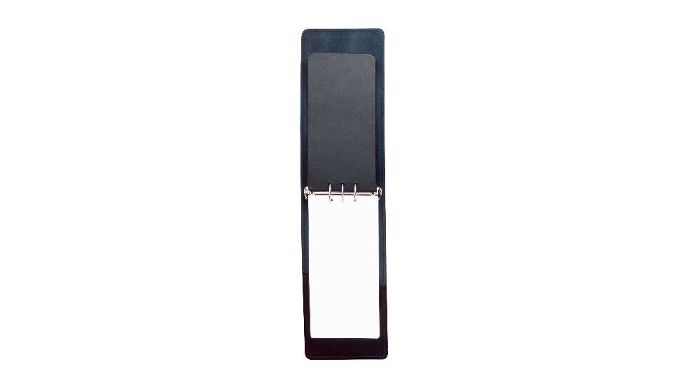 DeSantis Black - Plain - 4in.x8in. NYC Style Memo Binder U62BJZZZ0