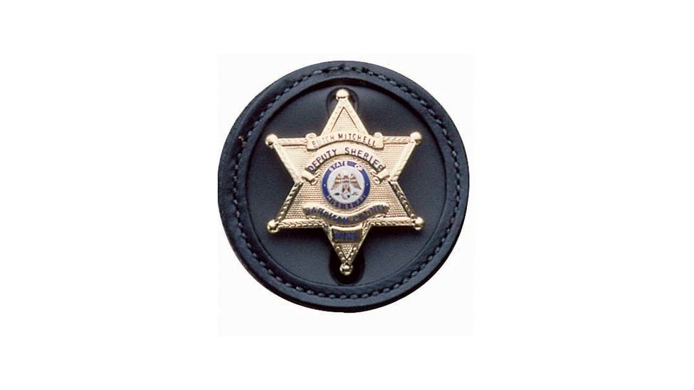 DeSantis Black - Plain - IRS-CID Badge Holder U22BZG9Z0