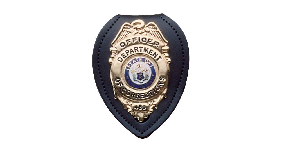 DeSantis Black - Plain - Teardrop Badge Holder U29BJZZZ0
