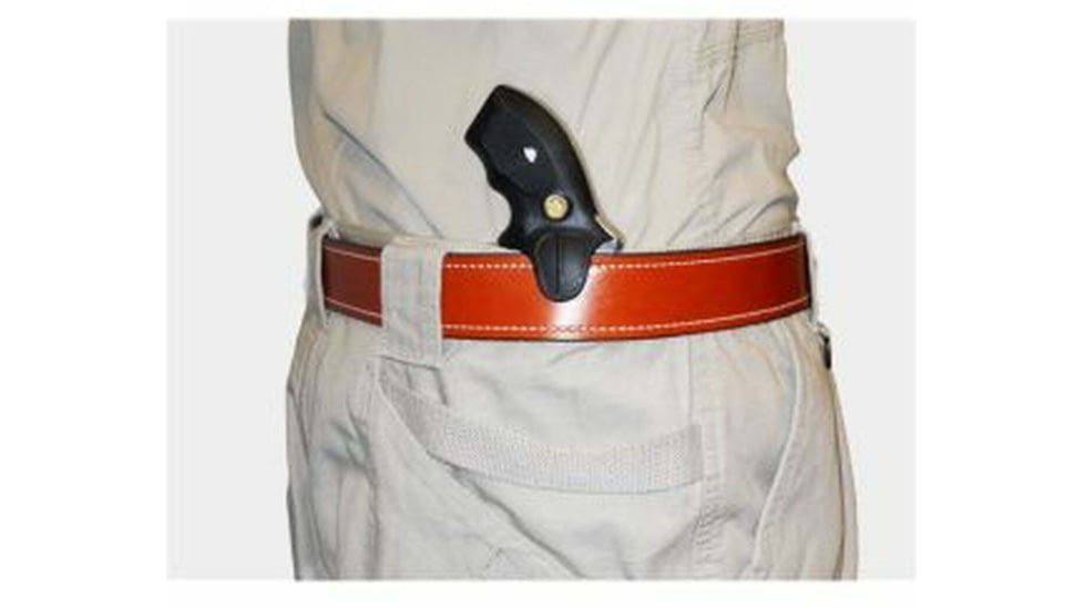 DeSantis Clip Grip, Fits Most J Frame 2in Round Butt, Right Hand, Polymer, Black, T07BA02Z0