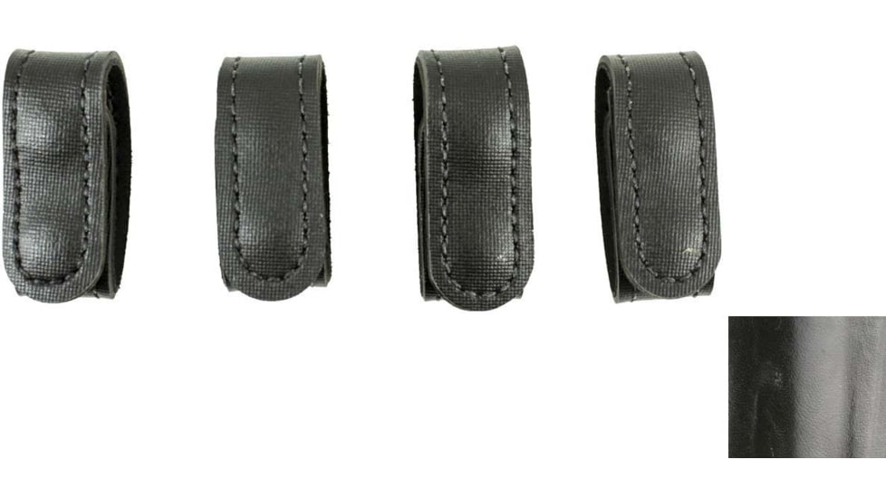 DeSantis Veritas Duty Belt Keeper, 4-Pack, Plain, Black, 801BJG1Z3