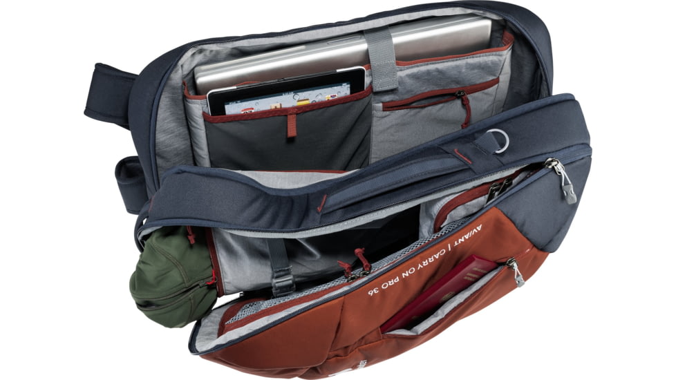 Deuter AViANT Carry On Pro 36 Pack, Redwood/Ink, 351032253350