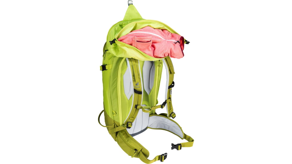 Deuter Freerider Pro 32+ SL Climbing Packs - Womens, Moss/Citrus, 330342228030