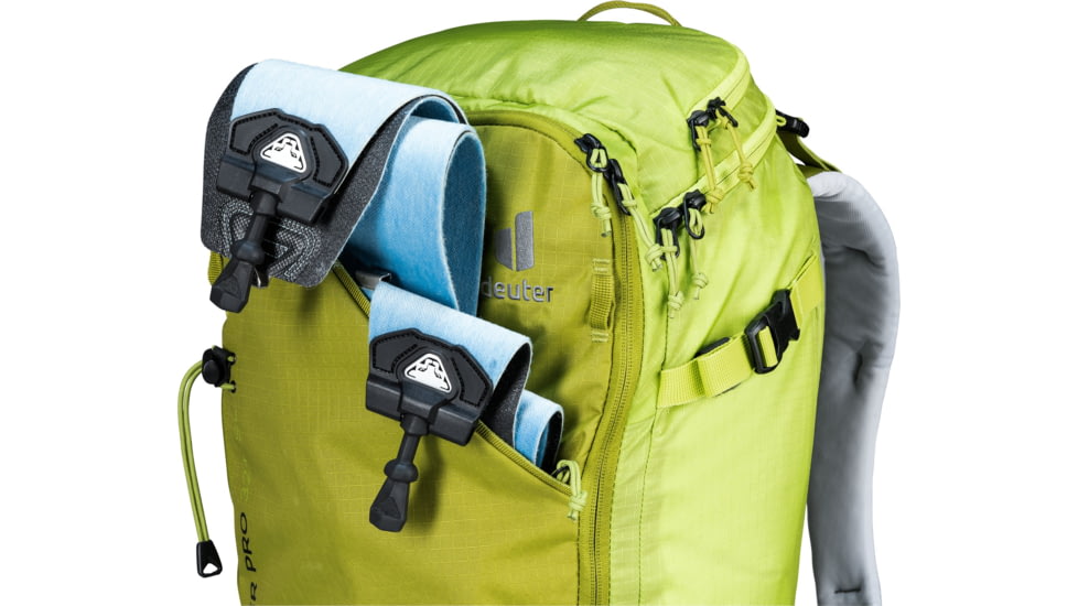 Deuter Freerider Pro 32+ SL Climbing Packs - Womens, Moss/Citrus, 330342228030