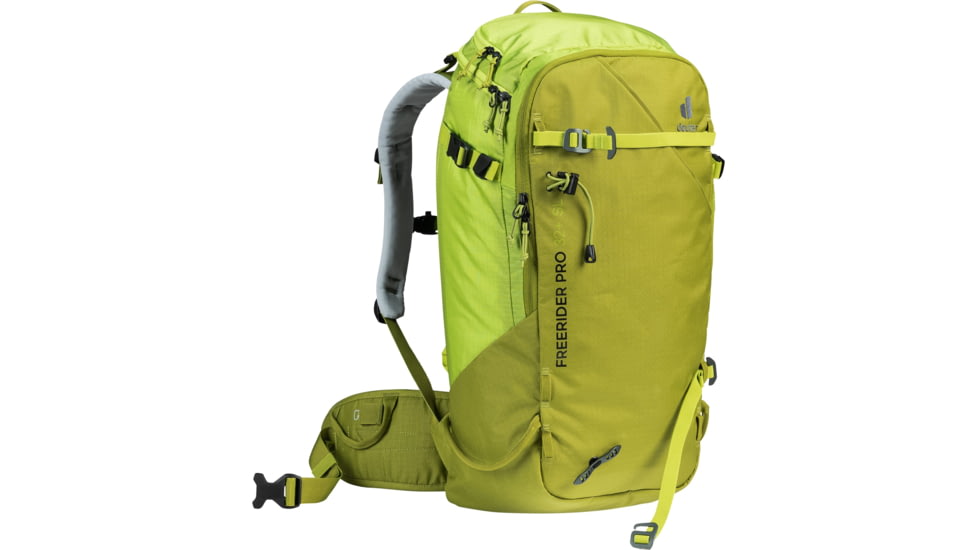 Deuter Freerider Pro 32+ SL Climbing Packs - Womens, Moss/Citrus, 330342228030